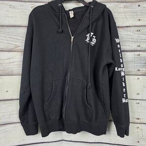 Full Throttle Saloon Zip Hoodie Skull Sturgis SD M